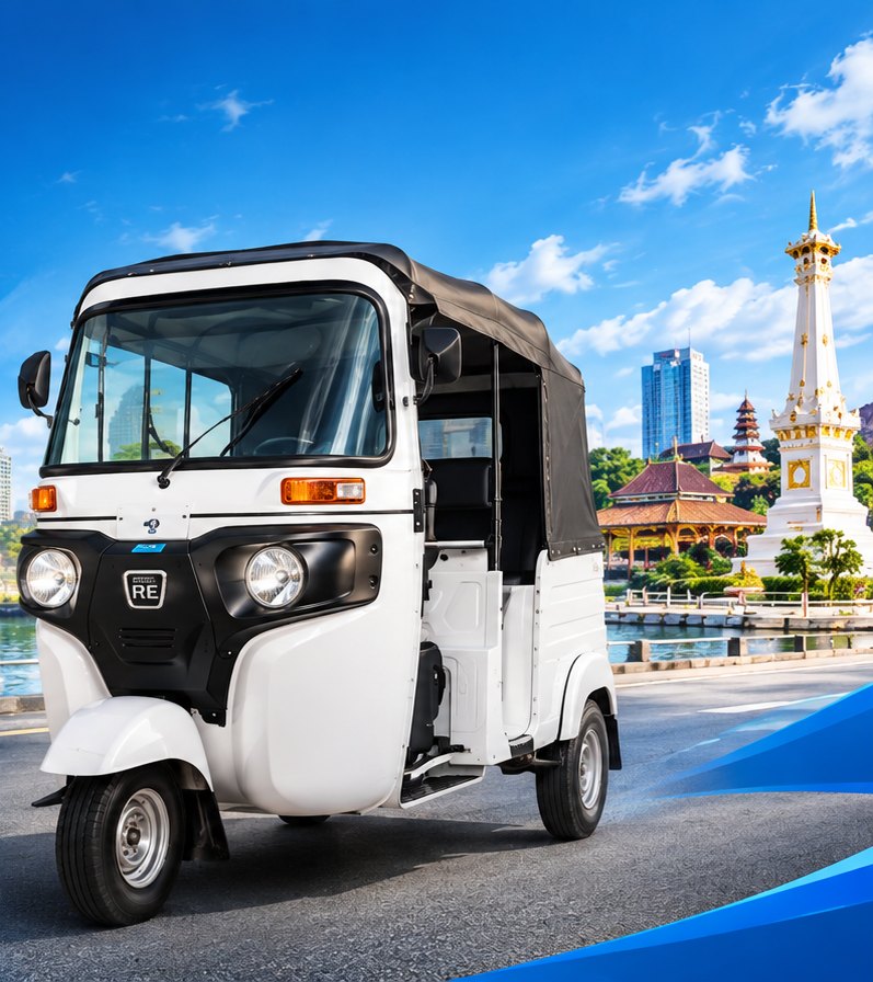 Bajaj Maxride roda tiga untuk kendaraan usaha